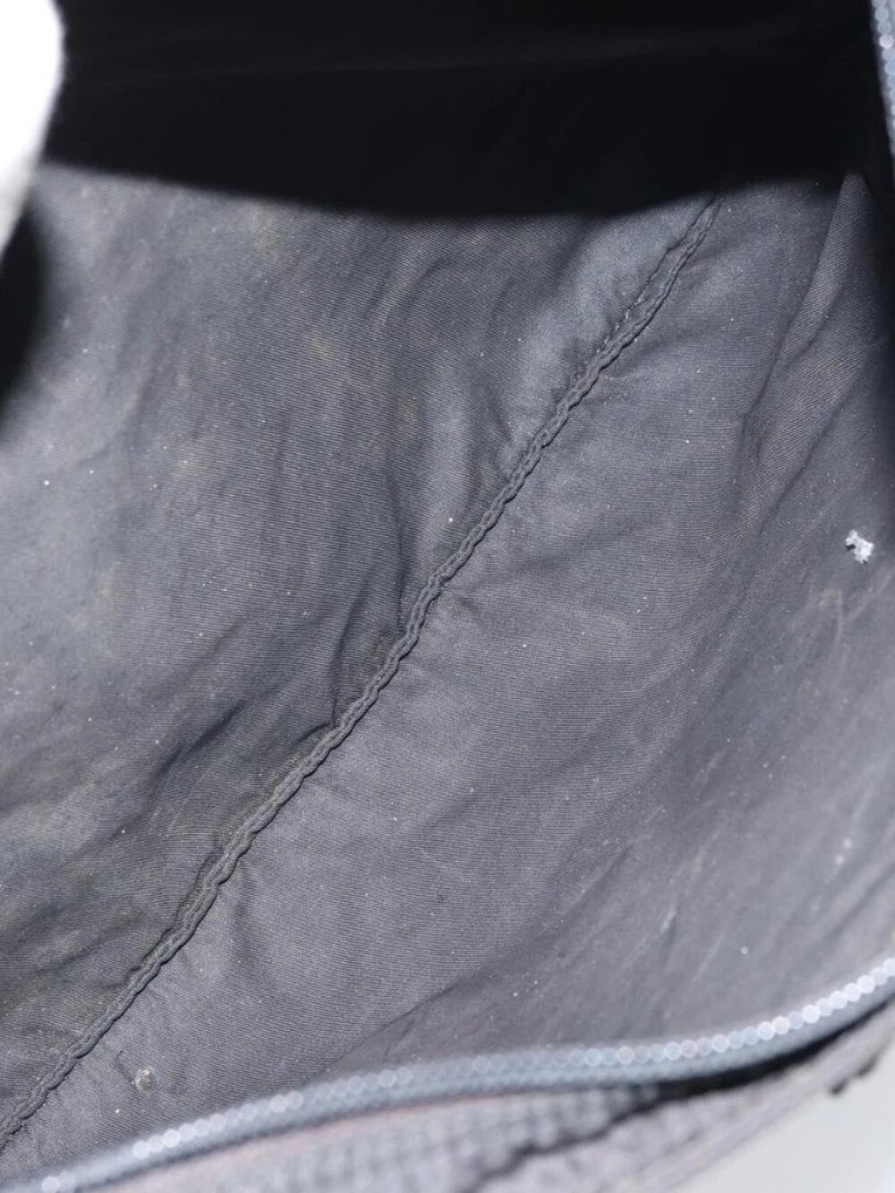 PRADA Shoulder Bag Nylon Black Silver Auth 156927 - Picture 12 of 16